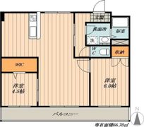 レジデンス恒和の間取り画像