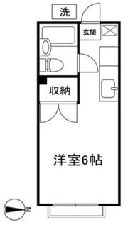 コーポYSの間取り画像
