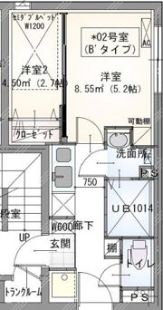 ラヴィエール秋葉原の間取り画像