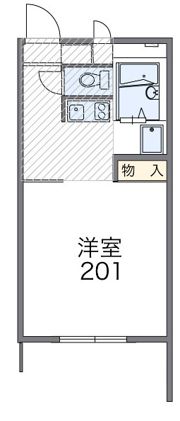 レオパレスフォーリスの間取り画像