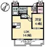 nfツインズ B棟の間取り画像