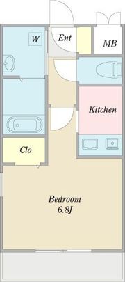 クレセール・タカミの間取り画像