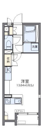 レオネクストNAKAJIMAの間取り画像