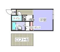 かずや立願寺壱番館の間取り画像