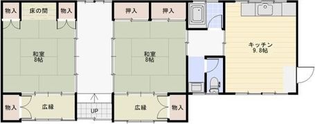 泉借家の間取り画像