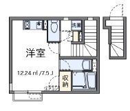 クレイノ静の間取り画像
