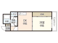 フロール神原の間取り画像