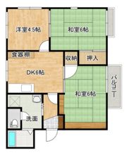 コーポFujiの間取り画像
