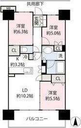 プラウド高崎あら町の間取り画像