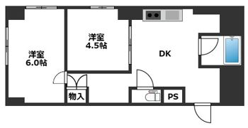 ニューサンハイツの間取り画像