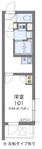 クレイノカルムエスの間取り画像