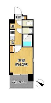 プロスタイルウェルス横浜天王町SHOKEN Residenceの間取り画像