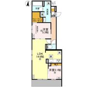 クラシスト三津屋南の間取り画像