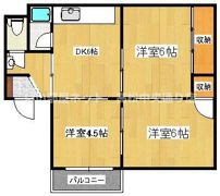 カネダイマンションの間取り画像