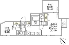 BRICK RESIDENCE 目黒本町の間取り画像