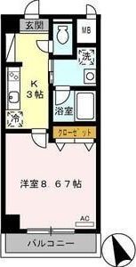 ジオステージ東山の間取り画像