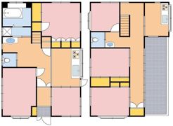 新川町1丁目貸家の間取り画像