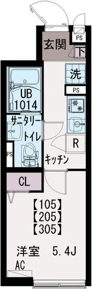 IXO榎町の間取り画像