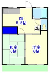 ホワイトゲーブルの間取り画像
