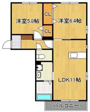 ソシア平尾C棟の間取り画像