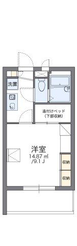 レオパレス新都心メカルの間取り画像
