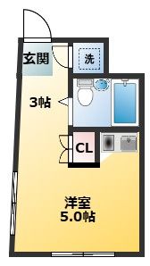 コーポ三和の間取り画像