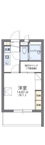 レオパレス新都心メカルの間取り画像