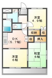 リヴィエールⅡの間取り画像