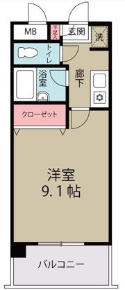 リバレインの間取り画像