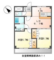 プレステージ壱番館の間取り画像
