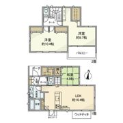 向小金戸建の間取り画像