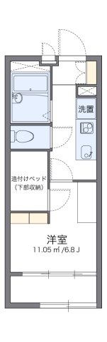 レオパレスエスペランサ横須賀の間取り画像