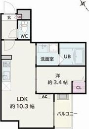 Jack koshinⅤの間取り画像