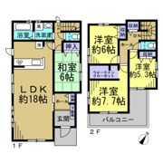 若草町1丁目戸建の間取り画像