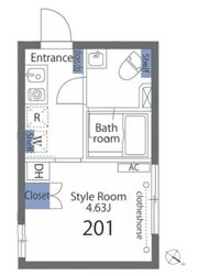 アヴァンタージュ恵比寿の間取り画像