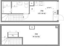 貸マンション 江東区佐賀2丁目の間取り画像
