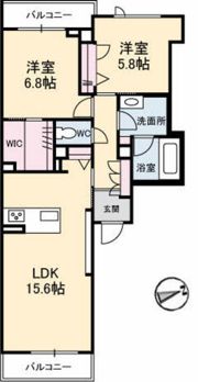 アヴェニール府中の間取り画像