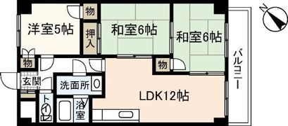 ビラバロンⅡの間取り画像
