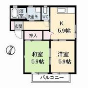 レーヴィンス B棟の間取り画像