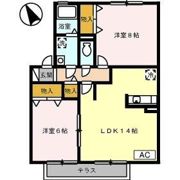 クリスタルガーデン Ⅲ棟?Ⅲの間取り画像