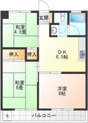 OS・SKYマンション城下の間取り画像