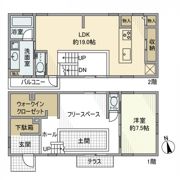 多磨町戸建の間取り画像