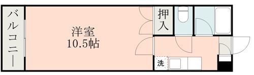 カレッジコーポKの間取り画像