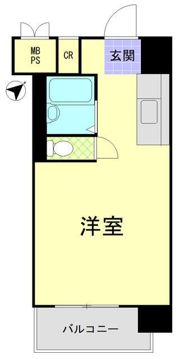 東建東五反田マンションの間取り画像