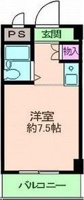ベルメゾン南江口の間取り画像