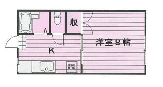 パールハイツ Bの間取り画像