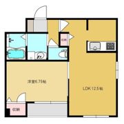 三和ハイム Aの間取り画像