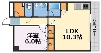 S-RESIDENCE学園坂の間取り画像