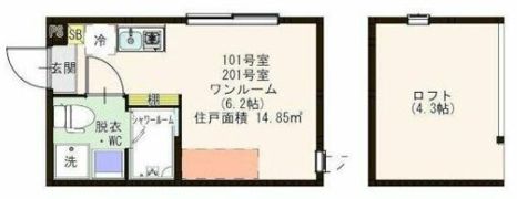 ハーモニーテラス上石神井関町の間取り画像