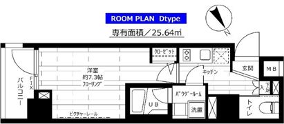 ステージファースト根岸の間取り画像
